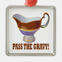 Pass The Gravy Christmas Tree Ornaments
