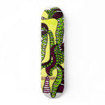 "PASS THE PEAS PLEASE" skateboard