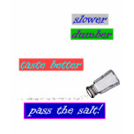 Pass the Salt Dark Shirts