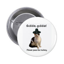 Pass the Turkey Pinback Button