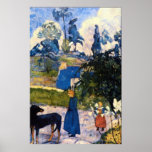 Passage de Bretagne by Eugène Henri Paul Gauguin Print