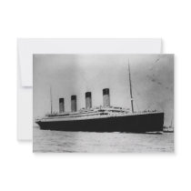 Passenger Liner Steamship RMS Titanic Personalized Invite