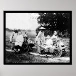 Passenger Wheelbarrows China 1910 posters