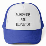 Passengers are People Travel Slogan hats
