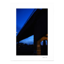 PASSERELLE AT NIGHT Poster posters