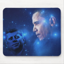 Passing of the Torch, John F. Kennedy Barack Obama mousepads