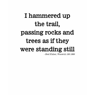 Passing Rocks and Trees T Shirt by trailrunners