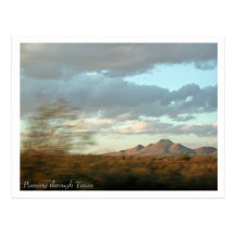Passing through Texas Postcard