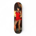 "Passion" Custom Skateboard Sexy Pinup Deck Art