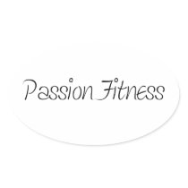 PASSION FITNESS LOGO Sticker