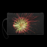 Passion Flower Abstract Fireworks Photo wristlet bagettes bags