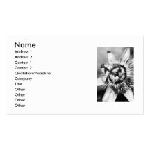 Passion Flower Business Card