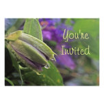 Passion Flower Invitation