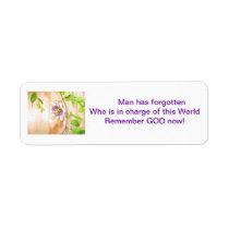 Passion Flower Man's Forgotten Haiku Label labels