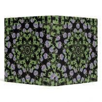 Passion Flowers Avery Binder by twopurringcats Passion Flowers Avery Binder