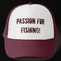 Passion for fishing! hats by GingerBarritt Passion for fishing! hats