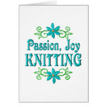 Passion Joy Knitting Greeting Card