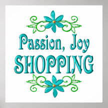 Passion Joy Shopping Posters
