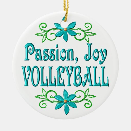 Passion Joy Volleyball Christmas Tree Ornaments