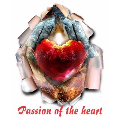 Passion of the heart t-shirt by Lluwellyn