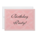 Passion Pink Birthday Party Invitation