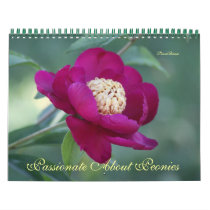 Passionate About Peonies calendars