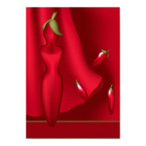 Passionate Chili Pepper Woman Print by windyone Passionate Chili Pepper Woman Print