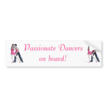Passionate Dancers Strictly Come Dancing Bumper Stickers