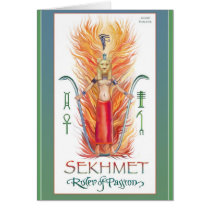 Passionate Sekhmet Card cards