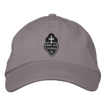Passionist crest embroidered hats