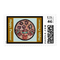 Passover - Circle Of Life Hamsa Stamp