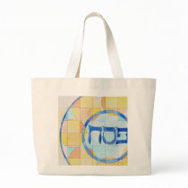 Passover Jumbo Tote bags