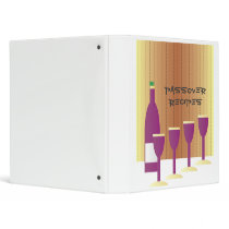 Passover Matza and Wine Recipes Binder