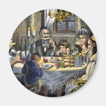 passover meal refrigerator magnet