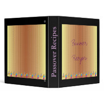 Passover Recipes Binder