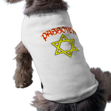 Passover Red, Black & Gold Pet Tshirt