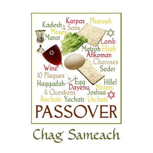 Passover Words invitation