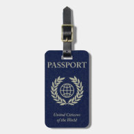passport luggage tag
