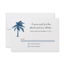 Passport RSVP Card Personalized Invite