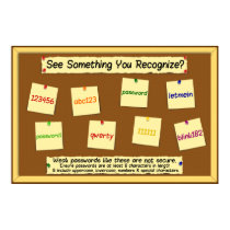 Passwords Information Security Awareness Poster posters by mindfulsecurity Passwords Information Security Awareness Poster posters