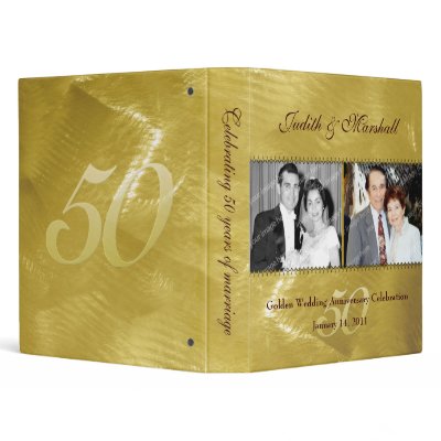 Past and Present Golden (50th) Anniversary Binder
