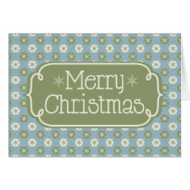 christmas, xmas, holidays, celebration, winter, december, joy, dots, snowflakes, retro, vintage, Card with custom graphic design
