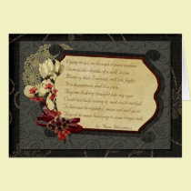 Past Love Poem cards