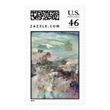 Past Many Horizons Postage Stamp