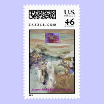 Past Many Horizons Two Postage stamps