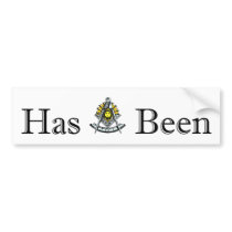 Past Masters bumper stickers