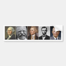 Past Presidents Bumper Stickers