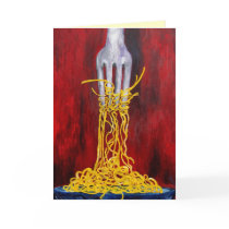 Pasta greeting card