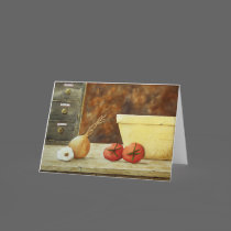 Pasta Recipe Still Life Greeting Card