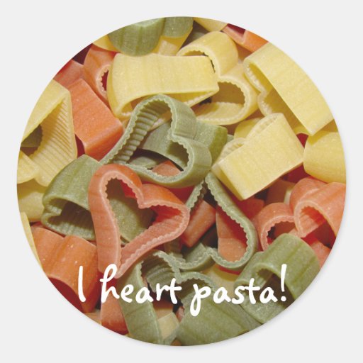 PASTA stickers | Zazzle